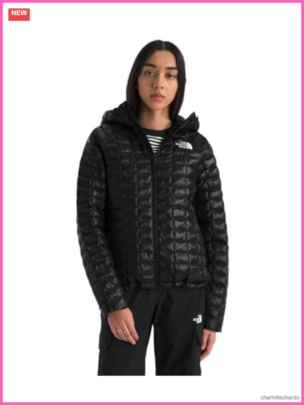Thermoball Hooded Jacket Quilted Insulated Wind Water Resistant